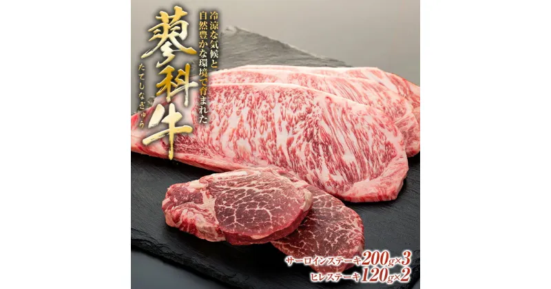 【ふるさと納税】 蓼科牛サーロインステーキ200g×3パック、ヒレステーキ120g×2パック | 国産 肉 牛肉 牛 お肉 ステーキ サーロイン ヒレ セット サーロインステーキ ヒレステーキ お取り寄せ グルメ 蓼科牛 ふるさと 信州 長野県 立科町 蓼科