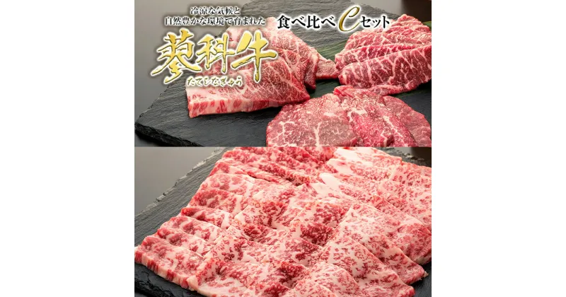 【ふるさと納税】 蓼科牛食べ比べCセット | 国産 肉 牛肉 牛 お肉 食べ比べ セット 焼肉 焼き肉 BBQ バーベキュー お取り寄せ グルメ 蓼科牛 ふるさと 信州 長野県 立科町 蓼科