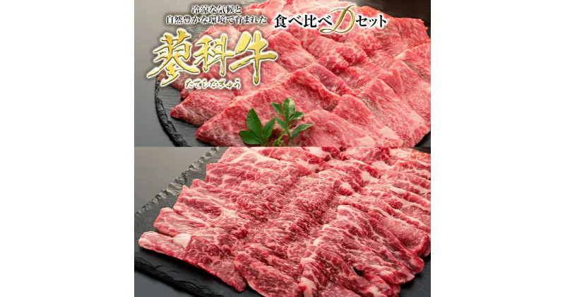 【ふるさと納税】 蓼科牛食べ比べDセット | 国産 肉 牛肉 牛 お肉 食べ比べ セット 焼肉 焼き肉 BBQ バーベキュー お取り寄せ グルメ 蓼科牛 ふるさと 信州 長野県 立科町 蓼科