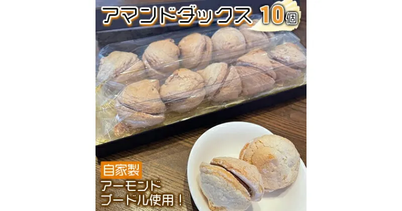 【ふるさと納税】アマンドダックス10個　 スイーツ 洋菓子 焼き菓子 おやつ 甘いもの 間食 ティータイム コーヒーブレイク ダックワーズ 添加物不使用 保存料不使用 アーモンドクリーム