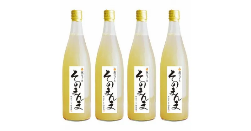 【ふるさと納税】飲む梨!! 信州産　高級南水梨100%そのまんまジュース4本入　高い糖度の南水梨を使用!【1470200】