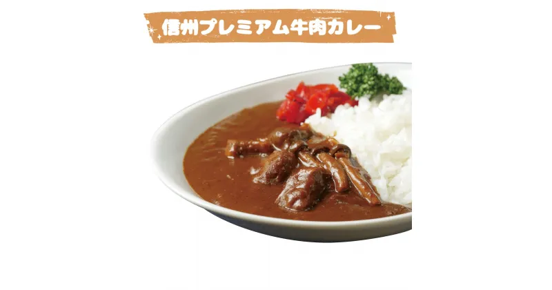 【ふるさと納税】信州プレミアム牛肉カレー・シチューセット【配送不可地域：離島】