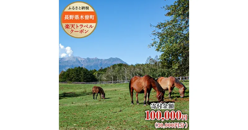 【ふるさと納税】長野県木曽町の対象施設で使える楽天トラベルクーポン寄付額100,000円（クーポン額30,000円）