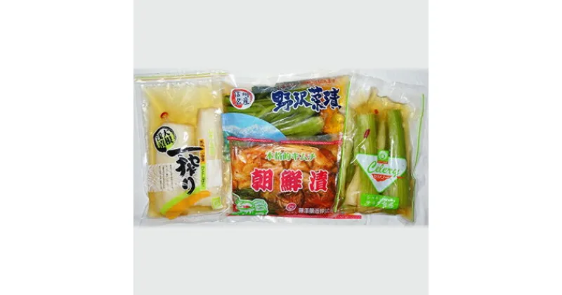 【ふるさと納税】山清路 漬物 セット　発酵食品・漬物・つけ物・詰合せ・お漬物