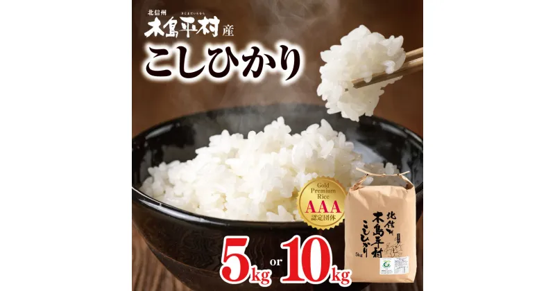 【ふるさと納税】木島平産コシヒカリ 約5kg/約10kg（吉川昭さん） | 米 白米 精米 特別栽培米 コシヒカリ こしひかり お米 おこめ 減農薬 長野県 木島平村 信州