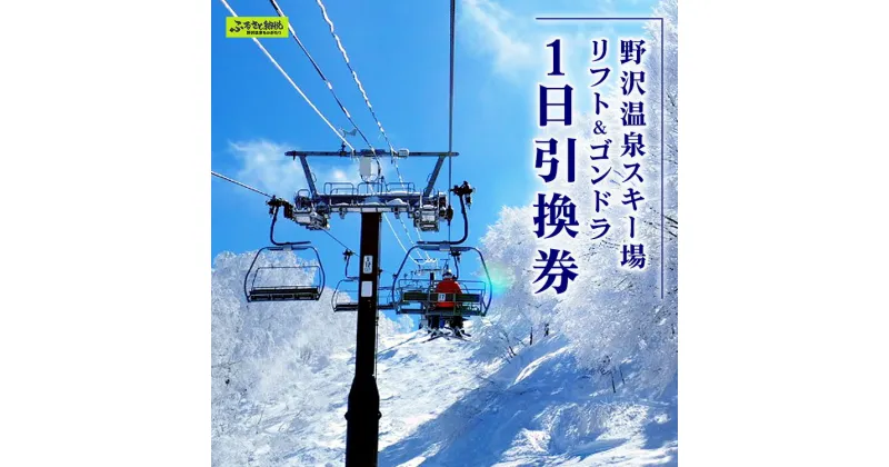 【ふるさと納税】野沢温泉スキー場 リフト＆ゴンドラ1日引換券 | ※決済完了後、11月中旬頃より順次配送予定 I-1