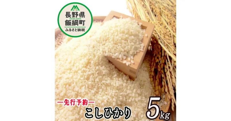 【ふるさと納税】信州 飯綱町産 こしひかり 5kg 米澤商店 【 米 新米 お米 精米 コシヒカリ 信州 長野 白米 】【令和6年度収穫分】発送：2024年10月上旬〜 [お届け1回 (**)]