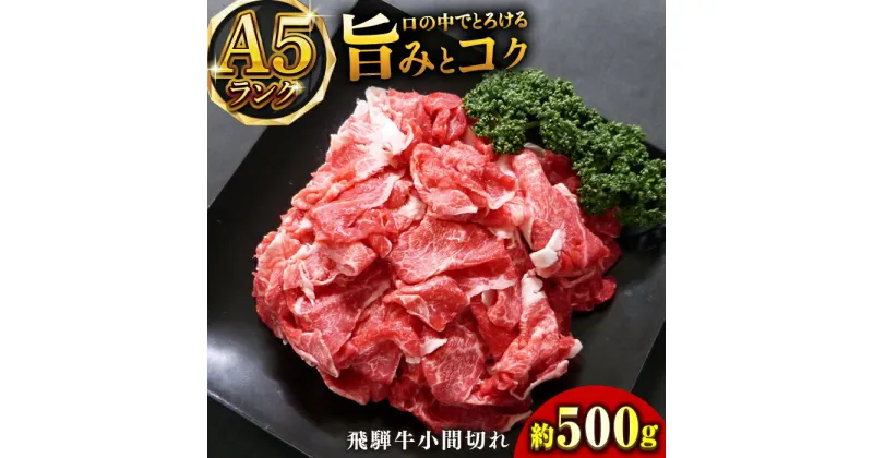 【ふるさと納税】A5等級 飛騨牛小間切れ 500g 和牛 すき焼き 霜降り 岐阜市/小川ミート[ANAJ013]