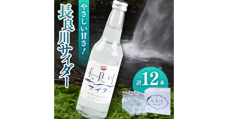 【ふるさと納税】長良川サイダー 12本セット 炭酸飲料 爽快 瓶入りサイダー 岐阜市/岐阜県名産販売[ANAB013]