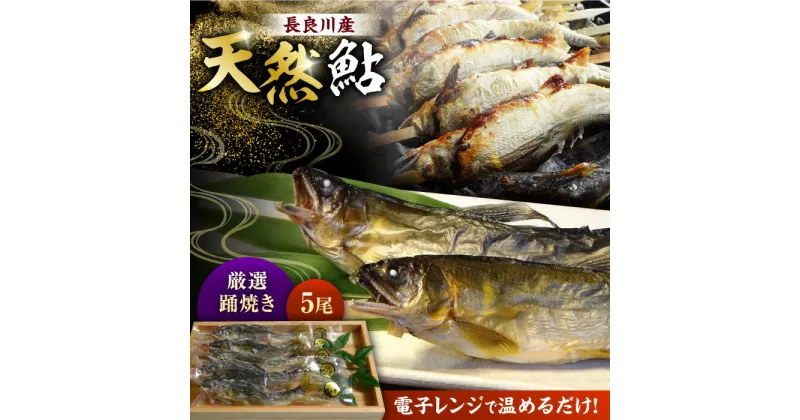 【ふるさと納税】【簡単調理】清流長良川 天然鮎 踊焼き 個包装 冷凍 上質 岐阜市/天然鮎専門 結の舟[ANBN005]