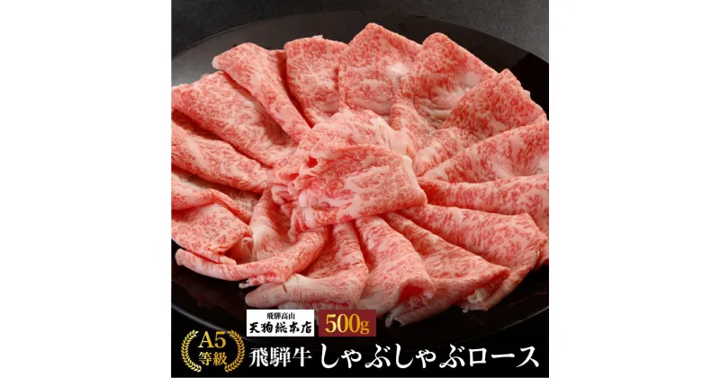 【ふるさと納税】A5飛騨牛 しゃぶしゃぶロース 500g | 黒毛和牛 肉 飛騨牛 高級 おいしい 人気 しゃぶしゃぶ 飛騨高山 (株)天狗総本店 BP017