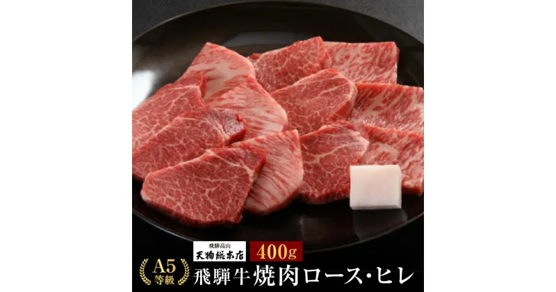 【ふるさと納税】A5 飛騨牛 焼肉(ロース・ヒレ)400g 黒毛和牛 肉 熨斗 のし 飛騨高山BP019