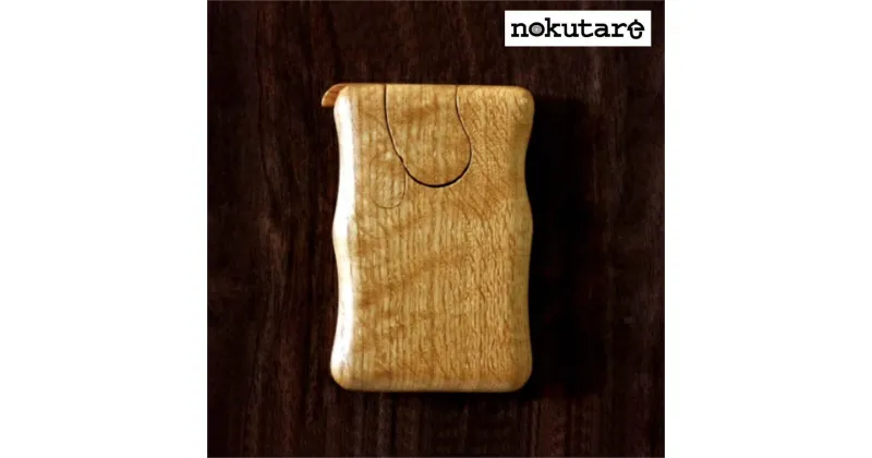 【ふるさと納税】【nokutare】 木の名刺入れ （fit） 木製 飛騨の匠 天然木 カードケース 名刺入れ 飛騨の匠 工芸 木製 木目 メンズ レディース シンプル 収納 男性用 女性用 男女兼用 伝統工芸品 飛騨高山 ノクターレ TR3838