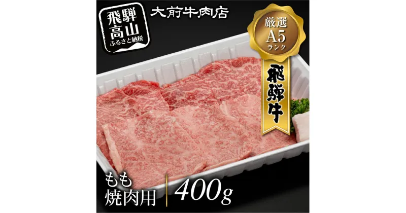 【ふるさと納税】A5飛騨牛もも 焼肉用 400g FG002