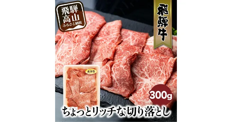 【ふるさと納税】飛騨牛 切り落とし 300g みすじ ウデ すき焼き しゃぶしゃぶ 希少部位 和牛 国産牛 ブランド牛 冷凍 飛騨高山 飛騨牛のこもり FC007