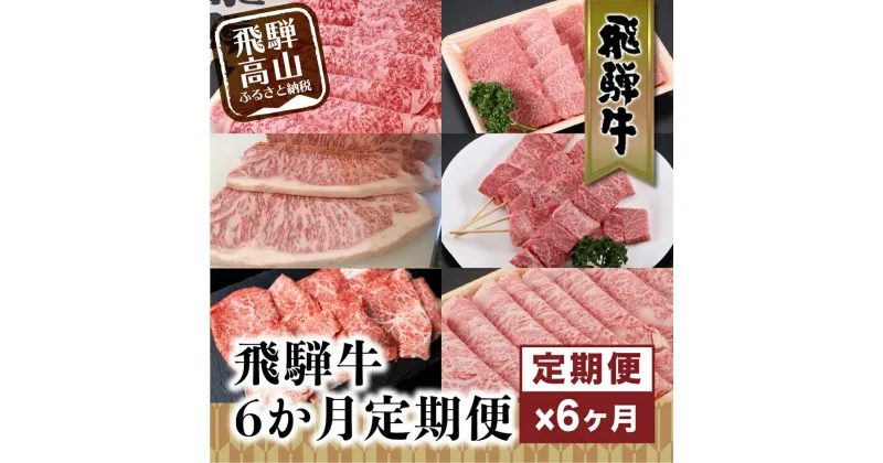 【ふるさと納税】 飛騨牛 定期便 6か月 6回 しゃぶしゃぶ すき焼き サーロイン ステーキ 切り落とし 牛串 リブロース 牛 黒毛和牛 肉 飛騨高山 飛騨牛のこもり FC103 | 食べ比べ 黒毛和牛 岐阜 高山市 飛騨高山 岐阜県 人気 お楽しみ おすすめ