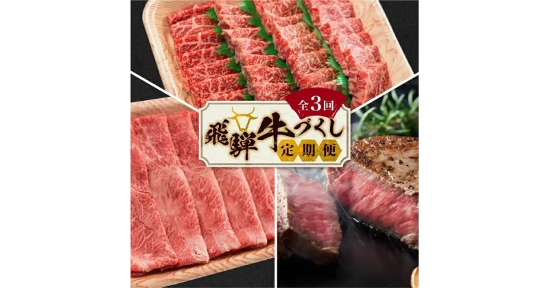 【ふるさと納税】飛騨牛づくし 定期便 3ヶ月 ( 焼肉 / すき焼き / ステーキ ) 全3回 | 肉 牛肉 しゃぶしゃぶ 食べ比べ 牛 定期 おすすめ 人気 飛騨高山 ブランド牛 ふるさと納税 肉定期便 肉の匠家 BV100MP