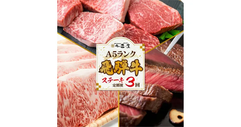 【ふるさと納税】肉の匠家 飛騨牛 ステーキ 定期便 3カ月 ( ヒレ / ランプ /サーロインステーキ ) 3回 肉 ステーキ ヒレステーキ 肉の匠家 BV103 | 食べ比べ ステーキ ヒレステーキ 岐阜 高山市 飛騨高山 岐阜県 人気 お楽しみ おすすめ