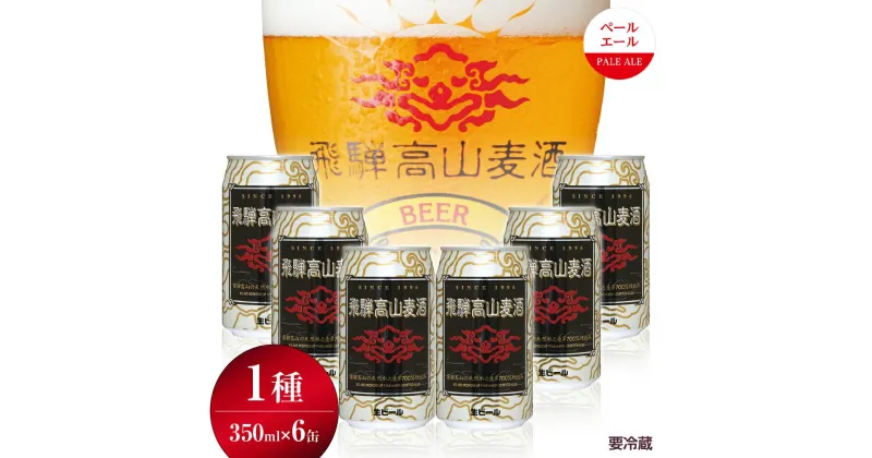 【ふるさと納税】飛騨高山麦酒 ペールエール 6缶セット 350ml×6本 地ビール ビール 麦酒 クラフトビール 飛騨高山 缶ビール TR3386