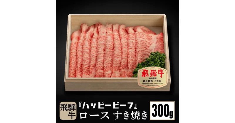 【ふるさと納税】飛騨牛 A5等級 ロース 300g すき焼き 飛騨牛 ブランド牛 A5ランク ハッピープラス 飛騨高山 TR4081