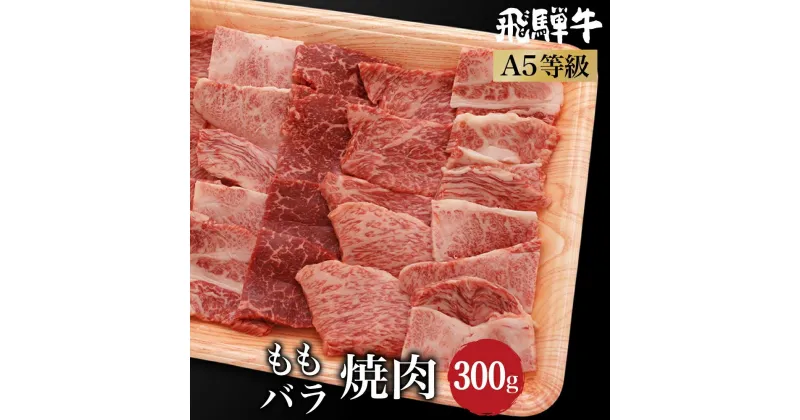 【ふるさと納税】飛騨牛 / (バラ肉) 2種入り 焼肉 300g もも肉 A5等級 ブランド牛 和牛 焼肉セット 朝日屋 JX011