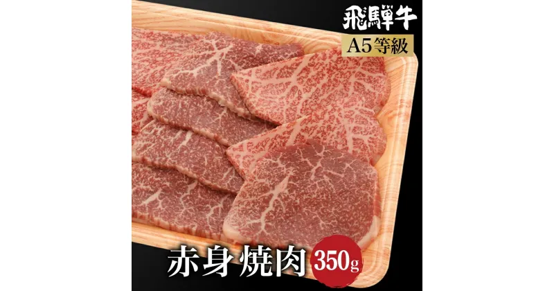 【ふるさと納税】飛騨牛もも肉焼肉 350g A5等級 ブランド牛 和牛 朝日屋 TR4214