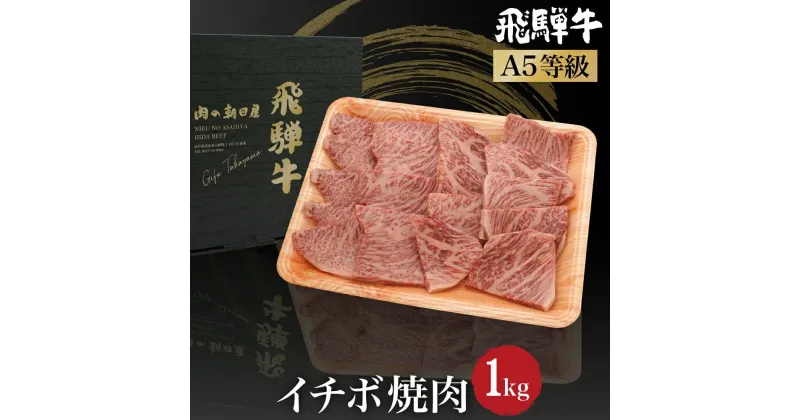 【ふるさと納税】飛騨牛 イチボ 焼肉 1kg（500g×2） A5等級 ブランド牛 和牛 霜降り 朝日屋 JX017