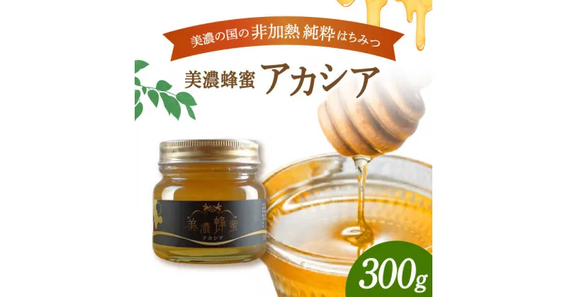 【ふるさと納税】美濃蜂蜜 アカシア 300g 【マンモスハウス合同会社】 はちみつ 非加熱 国産 [TEW003]