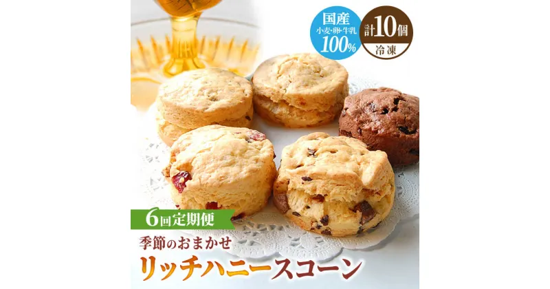 【ふるさと納税】【6回定期便】リッチハニースコーン アソート 10個 スイーツ 洋菓子 焼菓子 多治見市/famfam [TAK012]