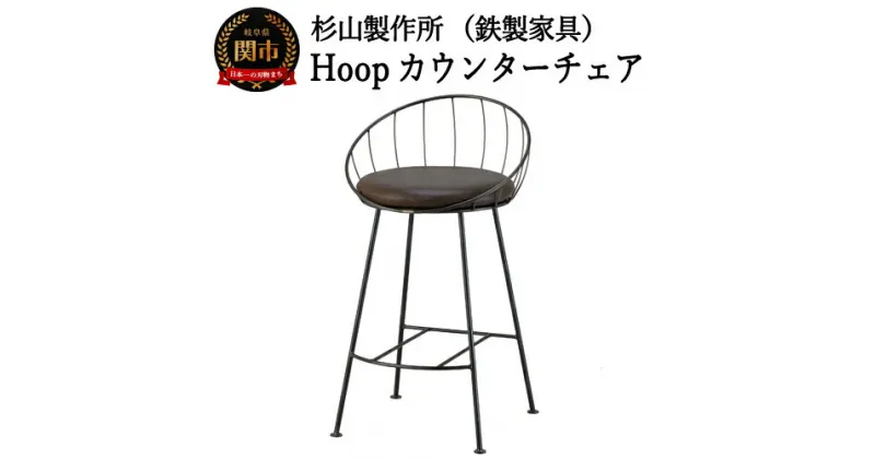 【ふるさと納税】D154-01 Hoopカウンターチェア SH720mm （鉄製家具/椅子）