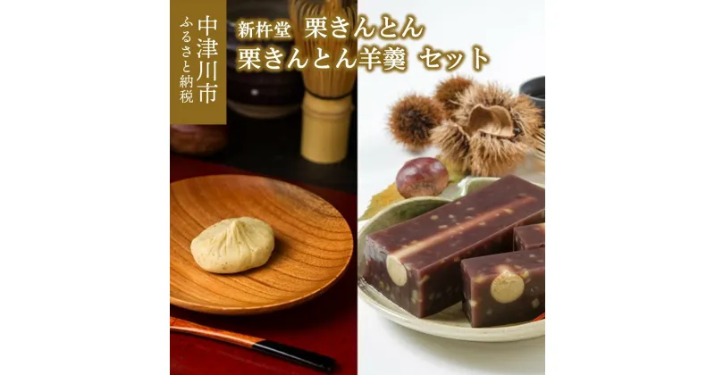 【ふるさと納税】栗きんとん 栗きんとん 羊羹 セット【新杵堂】人気 スイーツ 菓子 ギフト プレゼント 和菓子 栗菓子 お取り寄せ 送料無料 岐阜県 中津川市 秋 旬 F4N-0764