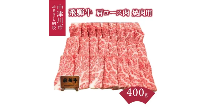 【ふるさと納税】飛騨牛 肩ロース 肉 焼肉 用 400g【熊崎畜産】肉 牛肉 高級 ブランド牛 和牛 誕生日 記念日 お祝い パーティー バーベキュー キャンプ【おうちBBQ】お届け：入金確認から2週間以内に順次発送 F4N-0611