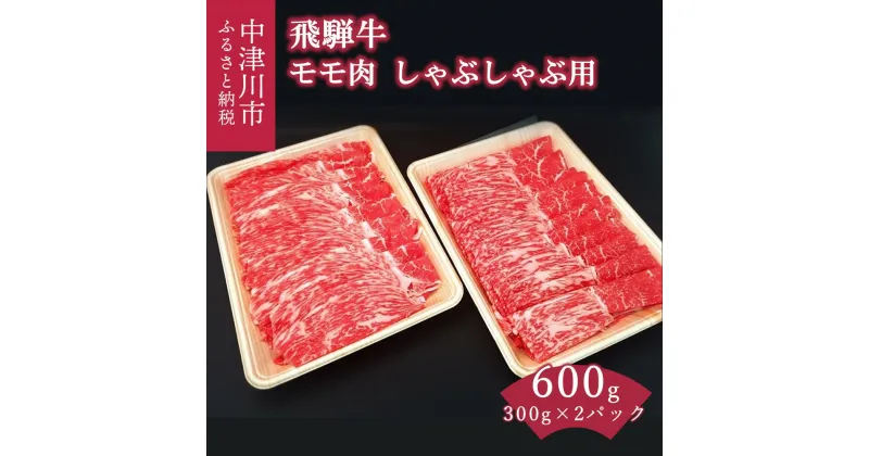 【ふるさと納税】飛騨牛 しゃぶしゃぶ用 モモ 肉 600g【熊崎畜産】肉 牛肉 ブランド肉 和牛 誕生日 記念日 お祝い パーティー【おうちBBQ】お届け：入金確認から2週間以内に順次発送 F4N-0614