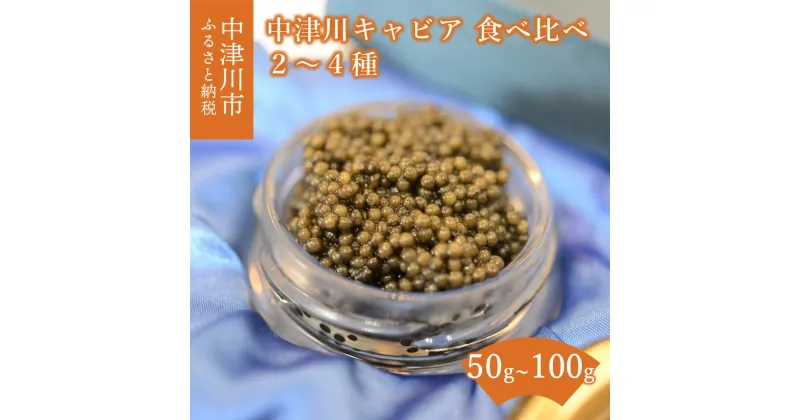 【ふるさと納税】中津川 キャビア 食べ比べ セット (2種 50g / 3種 75g / 4種 100g) S Caviar Labo 送料無料 岐阜県 中津川市 F4N-1211var