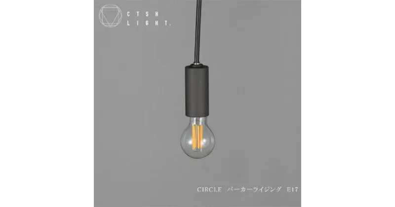 【ふるさと納税】金属加工のプロ集団が作り上げるシーリングライト【CTSH CIRCLE パーカーライジングE-17】【1237173】