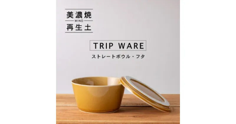 【ふるさと納税】【美濃焼・tripware】グッドデザイン賞受賞 ストレートボウル・フタ160　キャラメル【1262054】