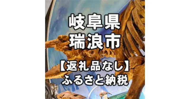 【ふるさと納税】岐阜県瑞浪市への寄付（返礼品はありません）