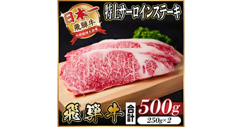 【ふるさと納税】飛騨牛　特上　サーロイン　ステーキ　500g【配送不可地域：離島】【1487322】