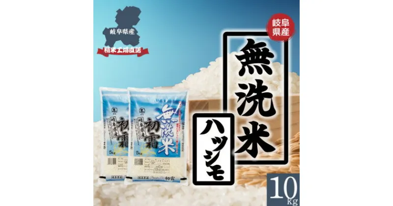 【ふるさと納税】【無洗米】新米　岐阜県産ハツシモ(精米)　10kg 令和6年産【1530968】