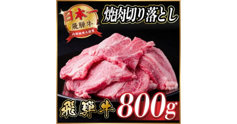 【ふるさと納税】飛騨牛 焼肉 切り落とし 約800g(約400g×2)訳あり【冷蔵便】【配送不可地域：離島】【1543571】