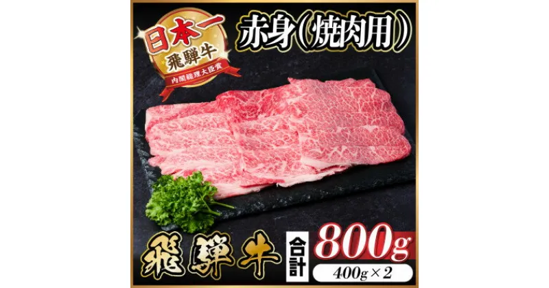 【ふるさと納税】飛騨牛 赤身(焼肉用)800g【配送不可地域：離島】【1543756】