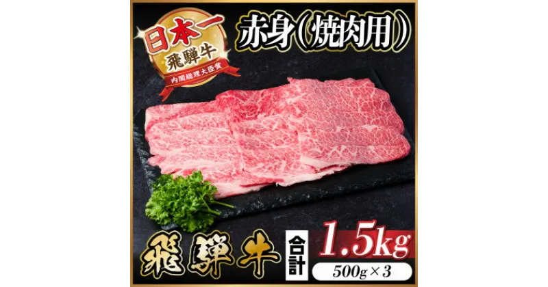 【ふるさと納税】飛騨牛 赤身(焼肉用)1.5kg【配送不可地域：離島】【1543759】