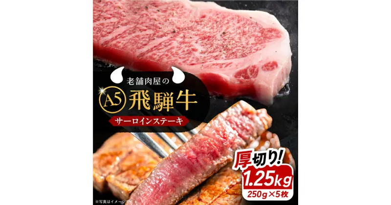 【ふるさと納税】【年内発送】飛騨牛 サーロインステーキ (A5ランク) 250g×5枚 和牛 国産 霜降り 恵那市 / 岩島屋[AUAJ013]