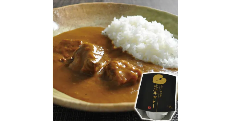 【ふるさと納税】-あふひ 贅の極み- 近江牛カレー レトルト 2人前×2個セット ビーフカレー レトルトカレー 保存食 恵那市 / テンポイント[AUEU017]